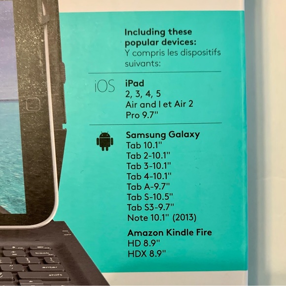 Logitech Universal Folio Keyboard Cover Case 11” iPad Pro 11 3rd Gen Refurbished - Picture 4 of 16